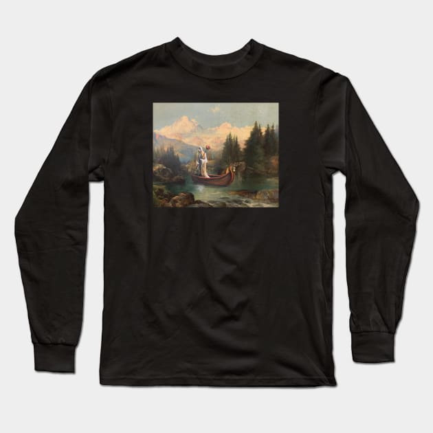 The Ferryman Approaches Long Sleeve T-Shirt by GnarledBranch